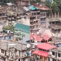 Building Collapsed in Kullu district of Himachal Pradesh