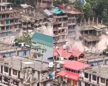 Building Collapsed in Kullu district of Himachal Pradesh