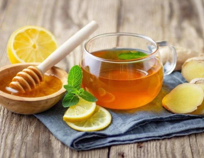 Honey lemon tea