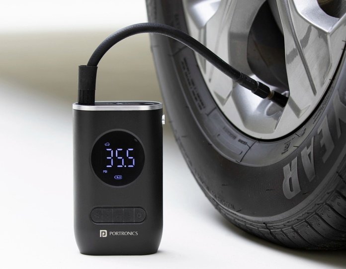 portable tyre inflator for car